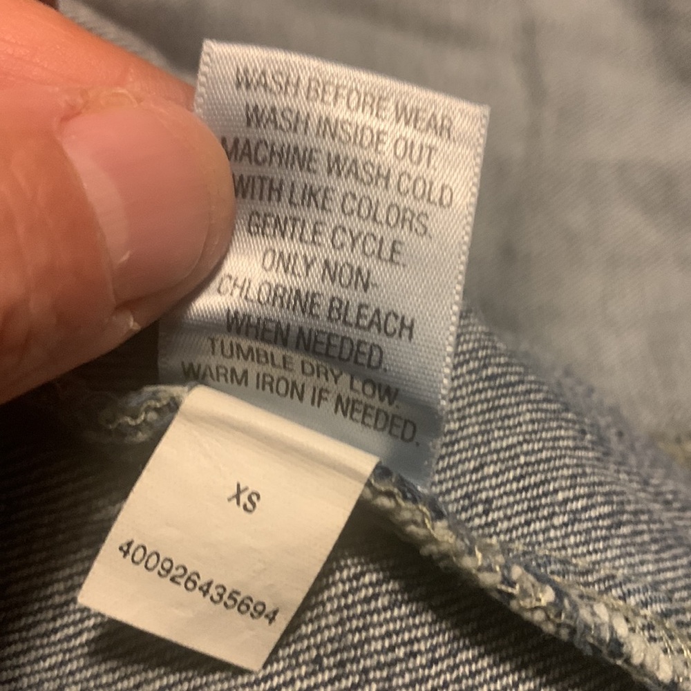 Elle EUC extra small Jean jacket - Picture 7 of 7